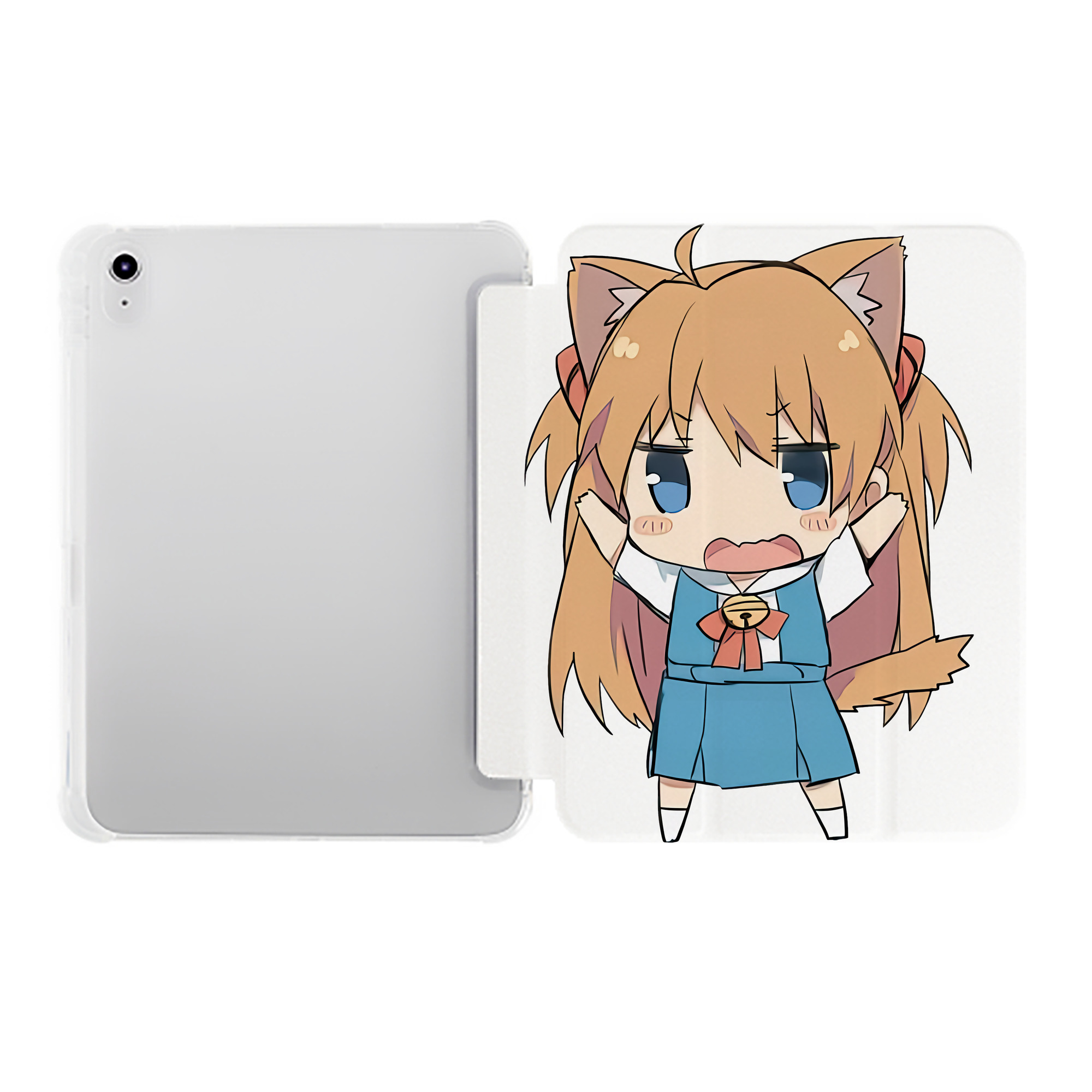 （画像用） EVA 新世紀エヴァンゲリオン IPad ケース ペン収納付き 三つ折りスタンド PUレザー×シリコン 対応機種9.5/10.5/10.9インチ